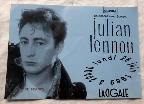 Ticket billet place - billet, concert