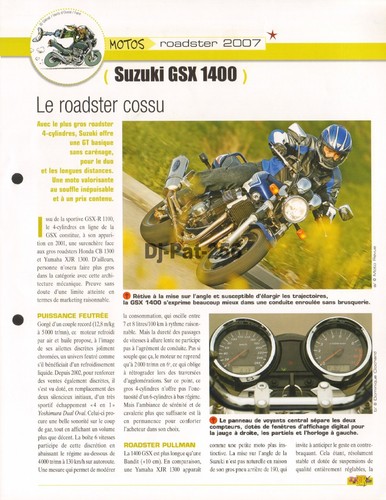 Fiche moto suzuki gsx 1400 - :,