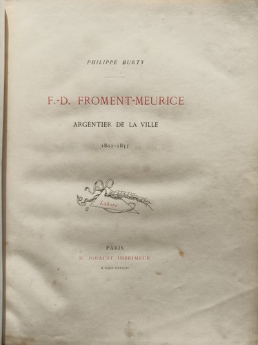 1883 froment meurice - f.-d., froment-meurice