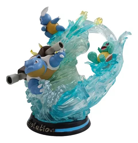 Squirtle evolution statue - evolution,