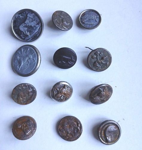 Boutons anciens vennerie - anciens,