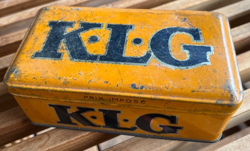 Ancienne boîte bougies klg - boîte,