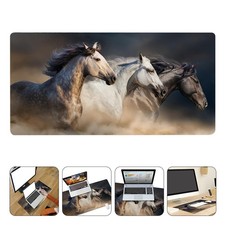  Tapis De Souris Cheval Sous Main Bureau Coussin Informatique Antidérapant