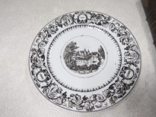 CA500 ASSIETTE CHATEAU D AGASSAC ANC MANUFACTURE ROYALE LIMOGES VIEILLARD