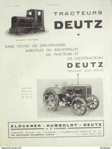 Publicite auto deutz - publicite,