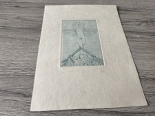 Ancienne gravure De L Artiste