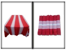 NAPPE BASQUE 3M EUSKADI AVEC 6 SERVIETTES