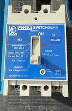 PROTEUS PAT 250A 25kA TRIPLE POLE MCCB