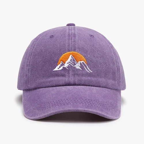 Casquette montagne brodée - montagne,
