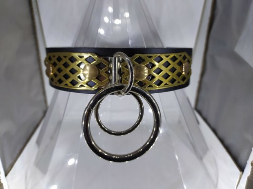 Collier ras cou - ras, cuir