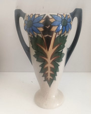 Vase ART DECO en craquelé 