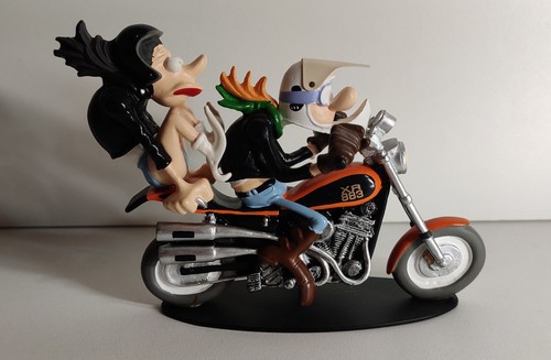 Figurine moto résine - moto, en