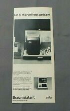 ANTIQUE ADVERTISEMENT PUB ADVERT CLIPPING 150519 / ELECTRIC SHAVER BROWN SIXTANT