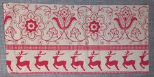 Coupon tissu motifs rennes
