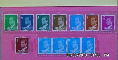 Timbres espagne roi - timbres, :