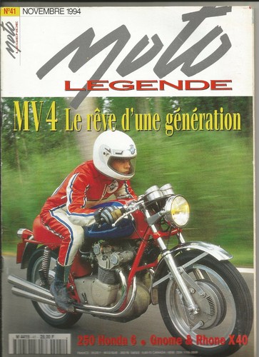 Moto légende mv - légende, n°41