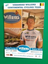 CYCLISME carte cycliste SERGIO