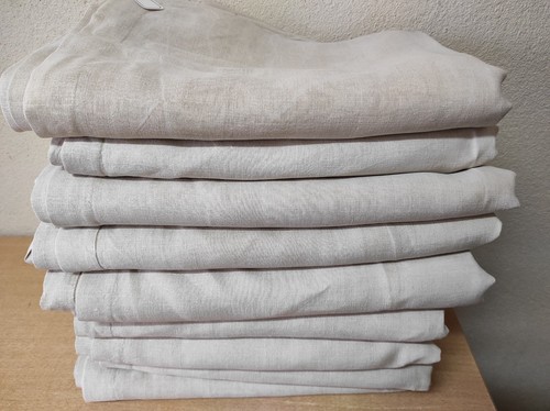 Ancien drap lin avec - de,