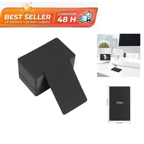 150 cartes papier - en, kraft