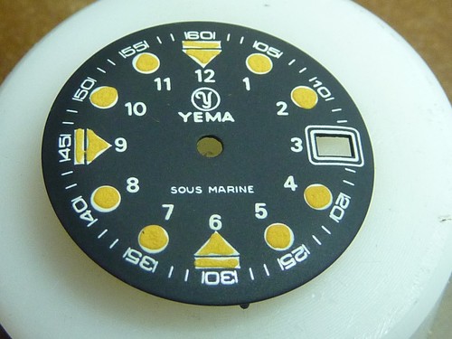 Cadran montre plongée - cadran,