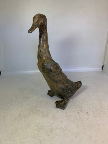 Oie bronze signe chenet - bronze, p