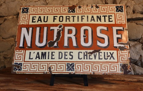 Ancienne tres rare plaque - ancienne,