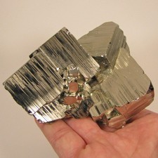4.2" PYRITE Cube Crystals Cluster - Peru - 1.8 lbs.