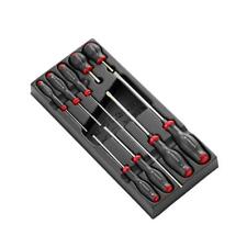 Facom MOD.AT4 9 Piece Protwist Slotted Screwdriver Set in Plastic Module Tray 