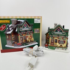 Lemax Good Morning Joe Lighted Christmas Village Building Coffee Donut 75202