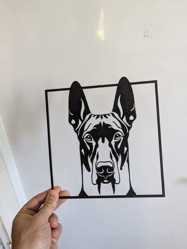 Décoration murale doberman - décoration,