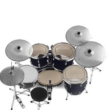 5x 14" Hi Hat + 16" Crash +