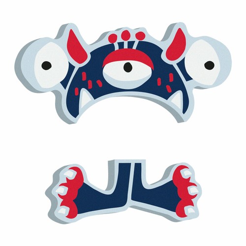 Petit pied design lettres - lettres, abc