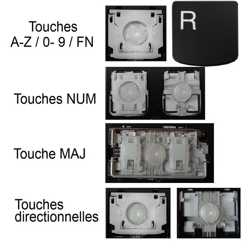 Touche clavier français - clavier,