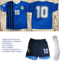 T-Shirt Et Complet Vésuve Argentine Fan De Maradona Naples Jersey