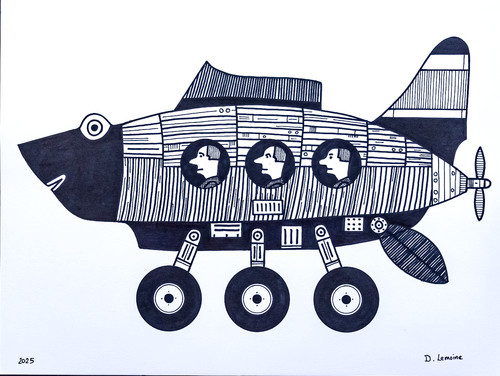 Art brut singulier - , naïf