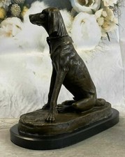 Vintage Bronze Chasse Chien