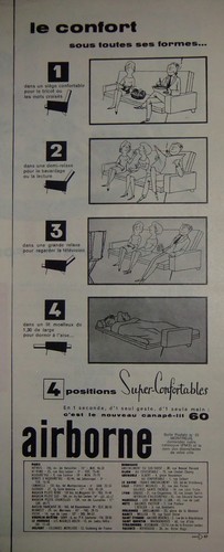 Publicité 1960 airborne - 1960, le