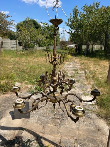 Grand lustre feux - 9,
