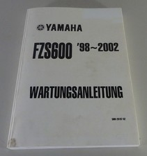 Workshop Manual / Workshop Manual Yamaha FZS 600 from '98-2000