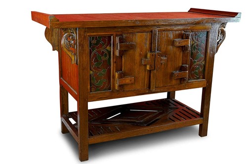 Commode antique teck - antique, vieux