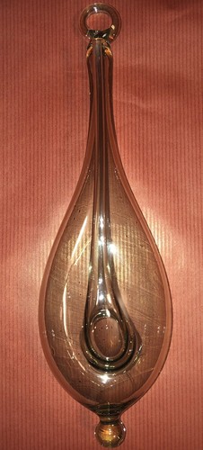 Barometre verre ancien - verre,