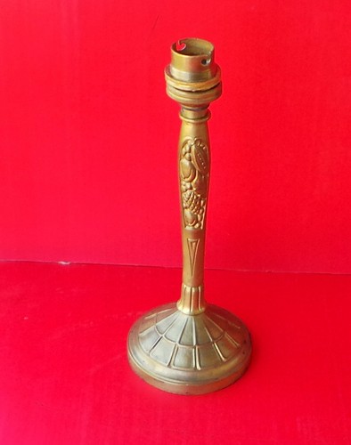Pied lampe bronze art - de,