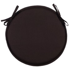 Coussin de chaise rond noir 40