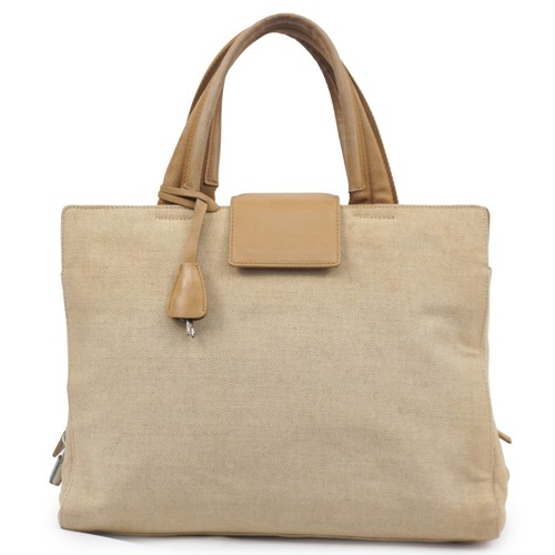 Sac main toile et cuir - à,
