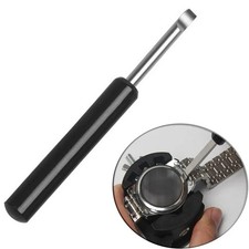 Ouvre-Montre Professionnel Acier Inoxydable Noir | Outil Horloger Batterie