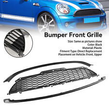 3x Gloss Black Front Grille
