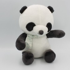 Doudou peluche panda blanc