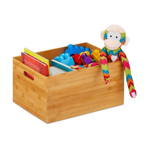 Caisse rangement bambou - , boîte