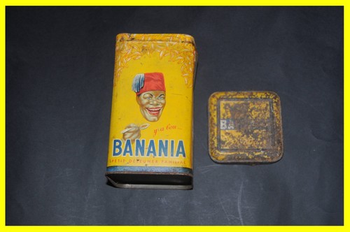 Antique banania rice box - rice,