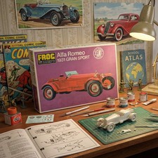 Maquette FROG Alfa Romeo 1931 Gran Sport – kit complet vintage 1/24 – boite